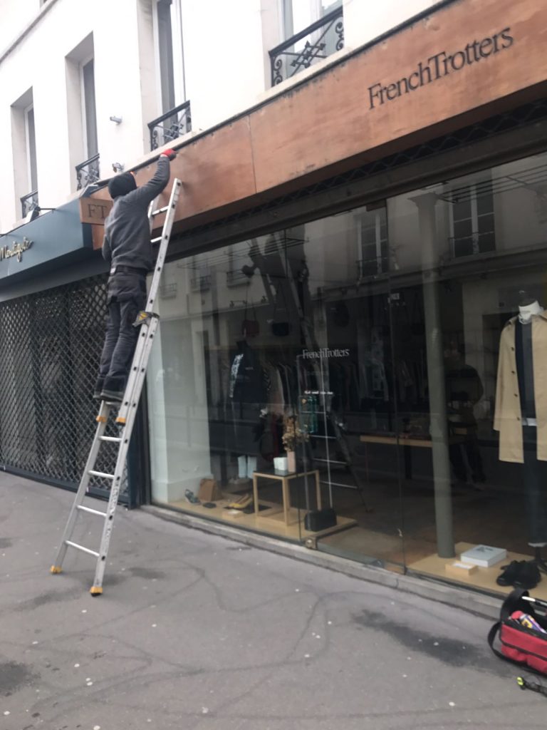 Installation  Rideau Metallique Chatenay sur Seine 77126.